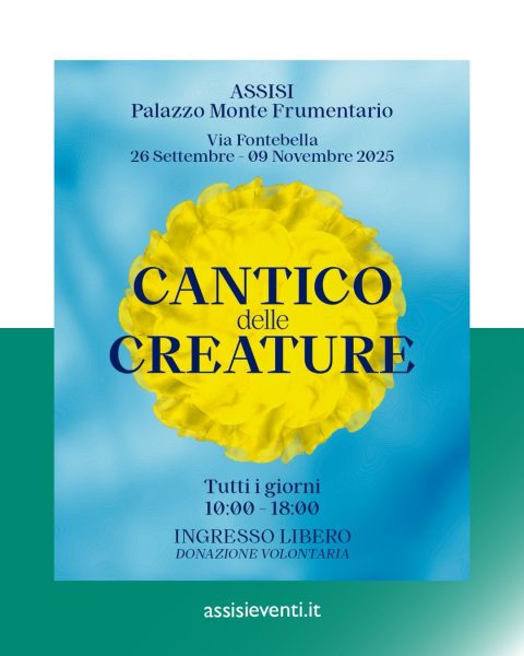 Cantico delle Creature, ad Assisi inaugurata la mostra-evento multisensoriale di Guido Dettoni (foto) 4 Cantico delle Creature, ad Assisi inaugurata la mostra-evento multisensoriale di Guido Dettoni (foto) 3