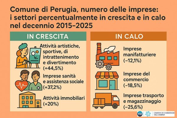 Perugia tra energia e opportunità: cresce il tessuto imprenditoriale, ma manca la redditività 5