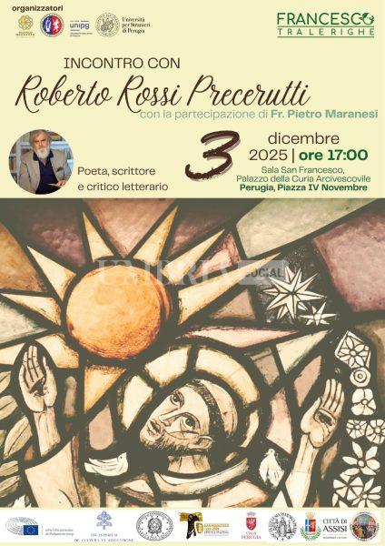 “Francesco tra le righe”: Roberto Rossi Precerutti chiude la rassegna sulla poesia e la spiritualità francescana 4 “Francesco tra le righe”: Roberto Rossi Precerutti chiude la rassegna sulla poesia e la spiritualità francescana 3