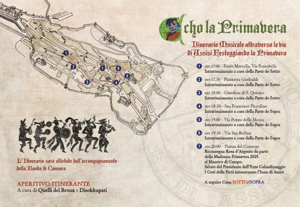 Calendimaggio di Assisi al via, si parte con “Echo la Primavera” 4 Calendimaggio di Assisi al via, si parte con “Echo la Primavera” 3