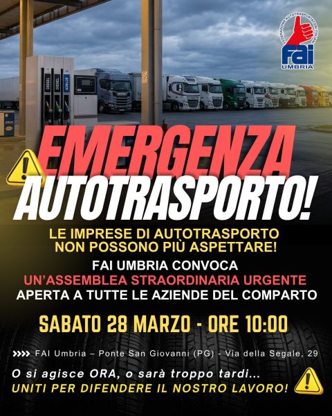 FAI Umbria convoca un’assemblea straordinaria per le imprese di autotrasporto 4 FAI Umbria convoca un’assemblea straordinaria per le imprese di autotrasporto 3
