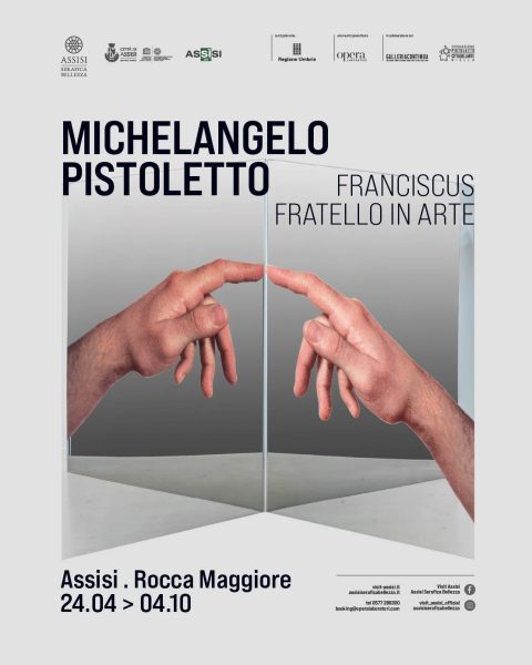 Assisi, Michelangelo Pistoletto alla Rocca Maggiore con "Franciscus. Fratello in arte" 4 Assisi, Michelangelo Pistoletto alla Rocca Maggiore con "Franciscus. Fratello in arte" 3