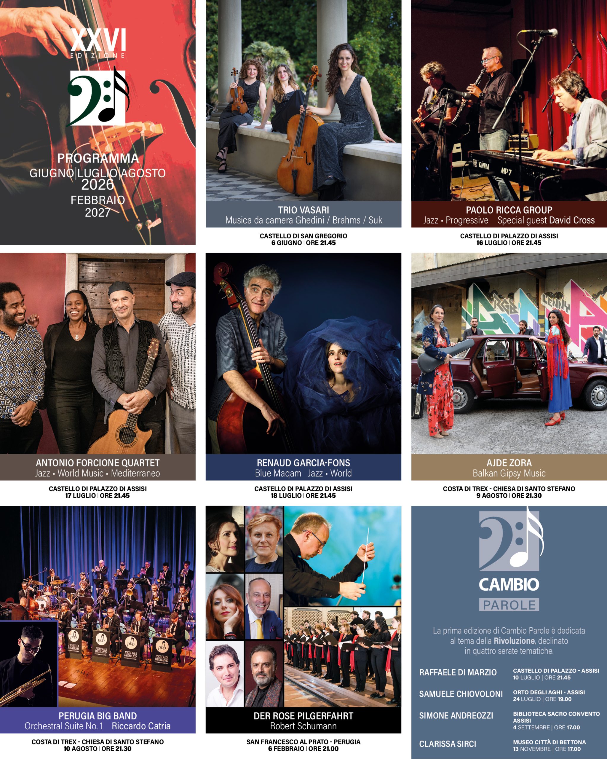 Cambio Festival 2026, ad Assisi musica internazionale e spazio al pensiero critico 20 Cambio Festival 2026, ad Assisi musica internazionale e spazio al pensiero critico 19