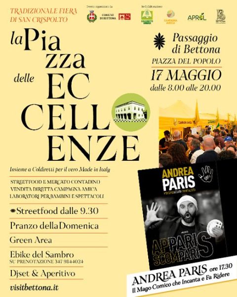 A Passaggio di Bettona nasce la “Piazza delle Eccellenze”: evento il 17 maggio 4 A Passaggio di Bettona nasce la “Piazza delle Eccellenze”: evento il 17 maggio 3