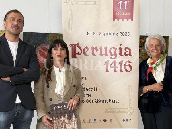 Perugia 1416, la Presidente della Regione Stefania Proietti in visita alla sede della manifestazione 3