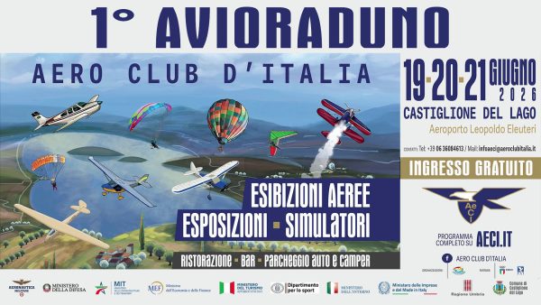 L’Aero Club d’Italia sceglie Castiglione del Lago per il primo Avioraduno nazionale 3