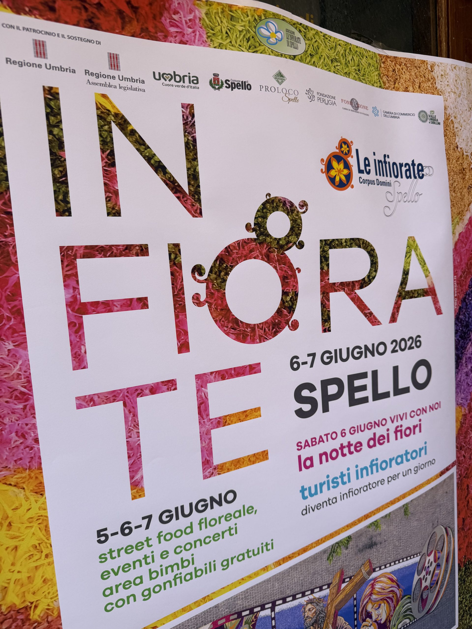 Spello, tutto pronto per le Infiorate: si accende la magia della Notte dei Fiori (foto) 8 Spello, tutto pronto per le Infiorate: si accende la magia della Notte dei Fiori (foto) 7