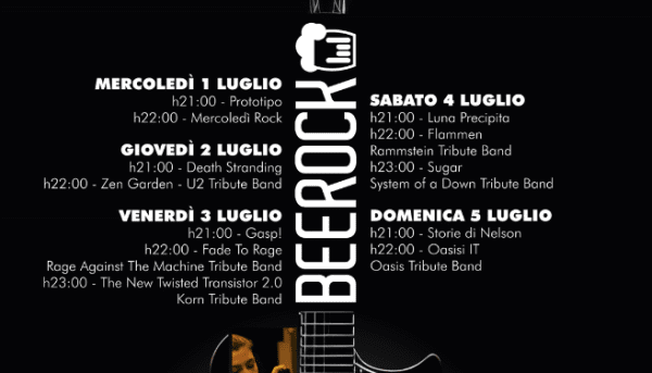 Beerock 2026 torna a Viole di Assisi: ecco cinque giorni di musica e birra dal 1 al 5 luglio 4 Beerock 2026 torna a Viole di Assisi: ecco cinque giorni di musica e birra dal 1 al 5 luglio 3