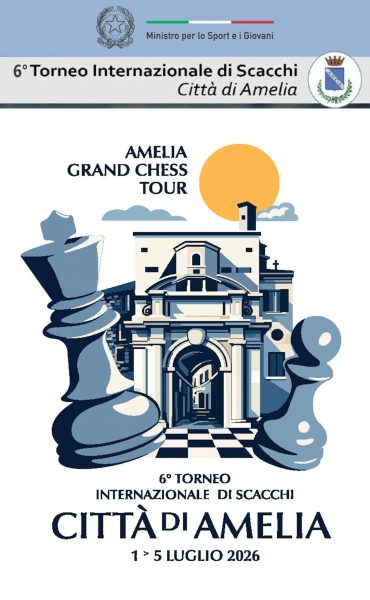 Amelia capitale degli scacchi: torna il Torneo Internazionale “Città di Amelia” 4 Amelia capitale degli scacchi: torna il Torneo Internazionale “Città di Amelia” 3