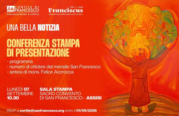 Il Cortile di Francesco dedica l'edizione 2026 al Santo di Assisi e alla sua eredità 4 Il Cortile di Francesco dedica l'edizione 2026 al Santo di Assisi e alla sua eredità 3