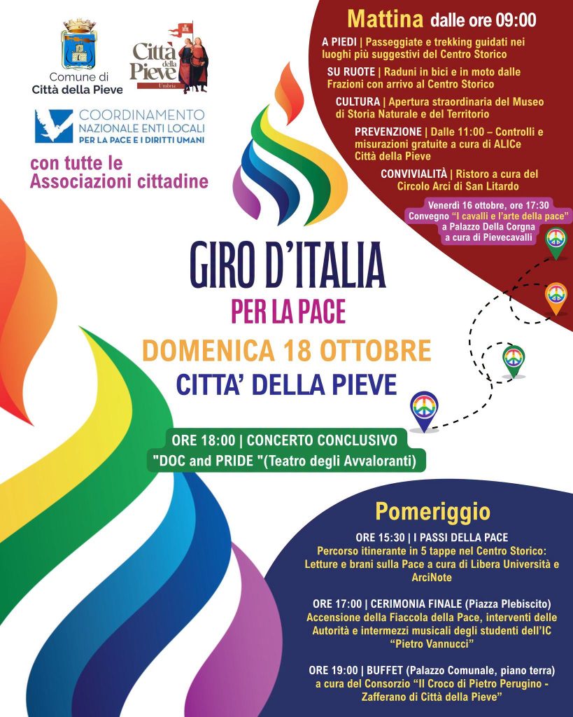 Città della Pieve accende la Fiaccola della Pace con una giornata di eventi e iniziative 3