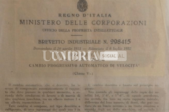 E' nato in Umbria il primo cambio automatico per le auto: lo progettò Elio Trenta a Città della Pieve 2