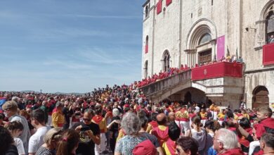 Dopo due anni di sosta forzata, ecco lo spettacolo dei Ceri di Gubbio (foto+video) 3 8A91786D EA27 4B84 8FB3 0BAA8F30F519