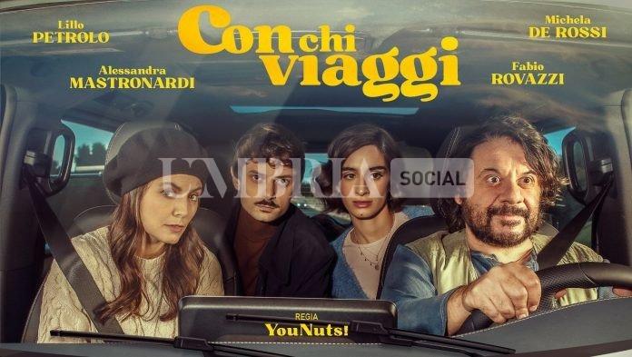 "Con chi viaggi", l'Umbria protagonista del nuovo film di Lillo e Rovazzi 1 Alessandra Mastronardi Con Chi Viaggi Locandina Alemastronardi it 696x393 1