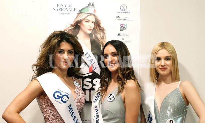 Miss Mondo Umbria, Federica Iapigia di Terni vince la prima selezione 1 da sx SyriaBordi FedericaIapigia AngelicaCarducci2 scaled