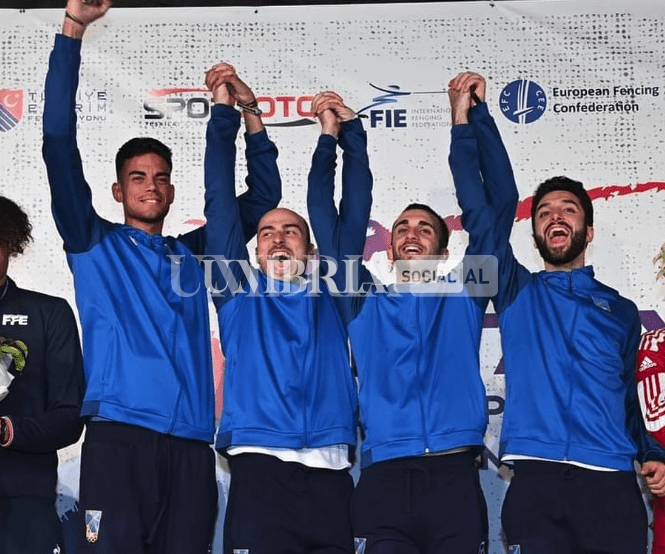 Fioretto a squadre, il ternano Alessio Foconi è campione d'Europa 3 Fioretto a squadre, il ternano Alessio Foconi è campione d'Europa 2
