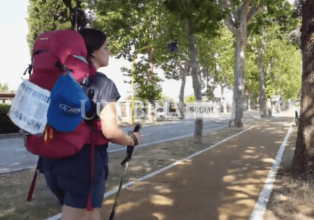 Un pellegrinaggio di 6.000 km per devozione: Carlota Valenzuela arriva anche in Umbria 4