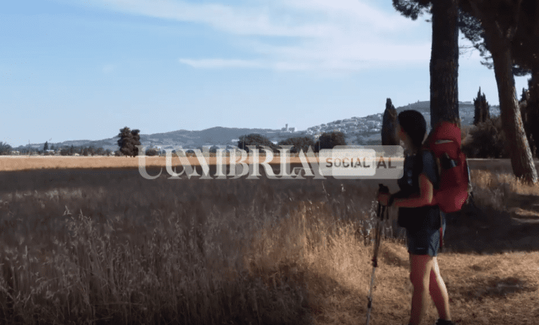 Un pellegrinaggio di 6.000 km per devozione: Carlota Valenzuela arriva anche in Umbria 1 pellegrinaggio 2