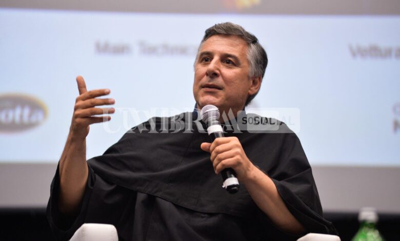 Giffoni, Padre Enzo Fortunato ed Ermete Realacci portano al Festival la speranza (foto) 1 PadreEnzoFortunato ErmeteRealacci Giffoni2022 28Luglio Salsano 6 scaled