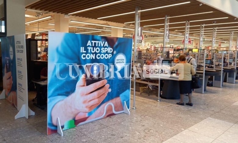 Umbria, è possibile attivare lo Spid anche nei supermercati Coop 1 SPID ALLA COOP 2