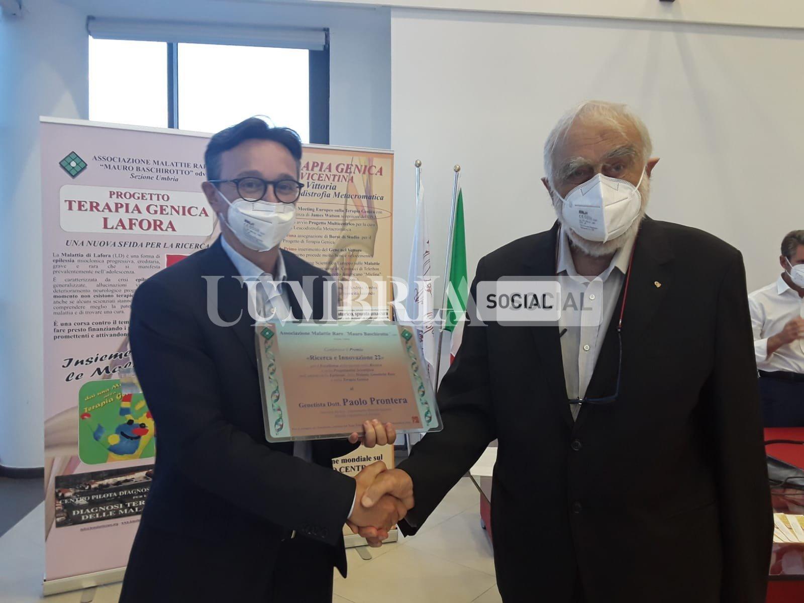 “Ricerca e Innovazione 22” premia la neurologa Cinzia Costa e il genetista Paolo Prontera dell’Ospedale di Perugia 5 “Ricerca e Innovazione 22” premia la neurologa Cinzia Costa e il genetista Paolo Prontera dell’Ospedale di Perugia 4