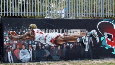 Bastia Umbra, gli occhi del mondo per un murales di Matteo "Il Coffee" Fronduti 7 Rodman IL COFFE