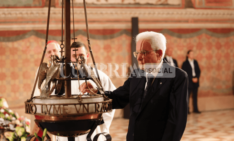 Festa di San Francesco Patrono d'Italia, Sergio Mattarella accende la lampada votiva (foto) 1 Schermata 2022 10 04 alle 11.07.16