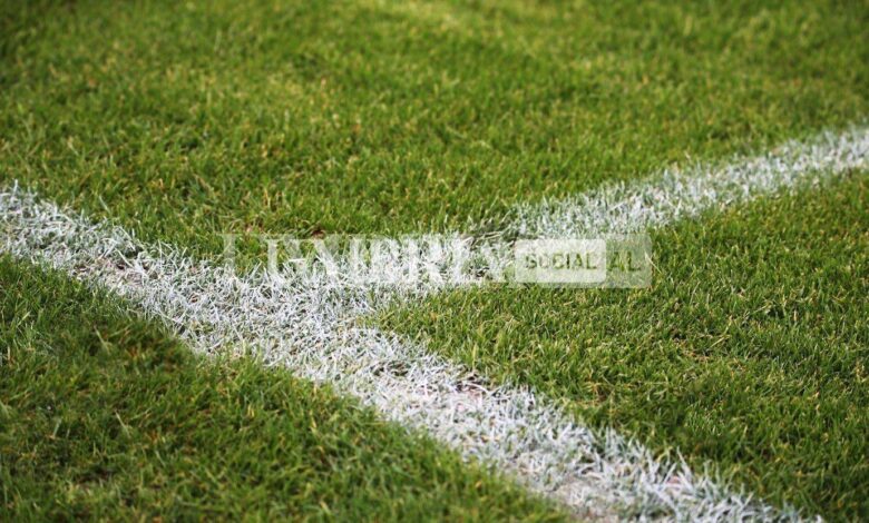 Narnese - Branca, tutto pronto per la finale di Coppa Italia di Eccellenza 1 closeup shot painted white lines green soccer field germany 181624 8494