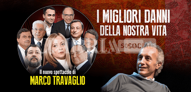 “I migliori danni della nostra vita”, Marco Travaglio in scena al teatro Lyrick di Assisi 1 I migliori danni della nostra vita 1