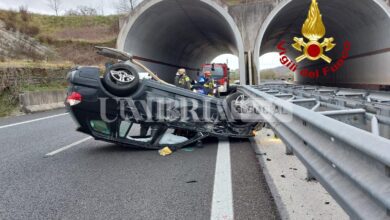 Incidente stradale sulla SS318, conducente estratto dall'auto ribaltata (foto) 11 WhatsApp Image 2023 03 27 at 09.32.47