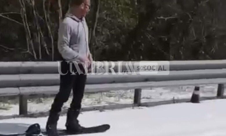 Grandine e freddo, sulla Flaminia traffico in tilt e nel pomeriggio… c’è pure chi ha sciato (foto+video) 1 AFBBC4AF 501B 4BD8 BDEE A8F5D9C0F36F
