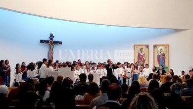 Corciano, successo per il Progetto “Cantoinlingua”: insieme l'I.C. Bonfigli e il Coro dell’Università per Stranieri 3 20230421 144807
