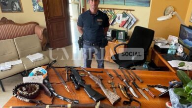 Armi e munizioni ritrovate in una casa a Spoleto, indagini in corso 9 Foto armi Spoleto