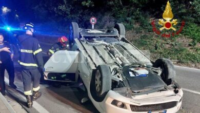 Giovane mamma si ribalta con l'auto sulla Flaminia, tre feriti lievi 18 IMG 20230719 WA0002