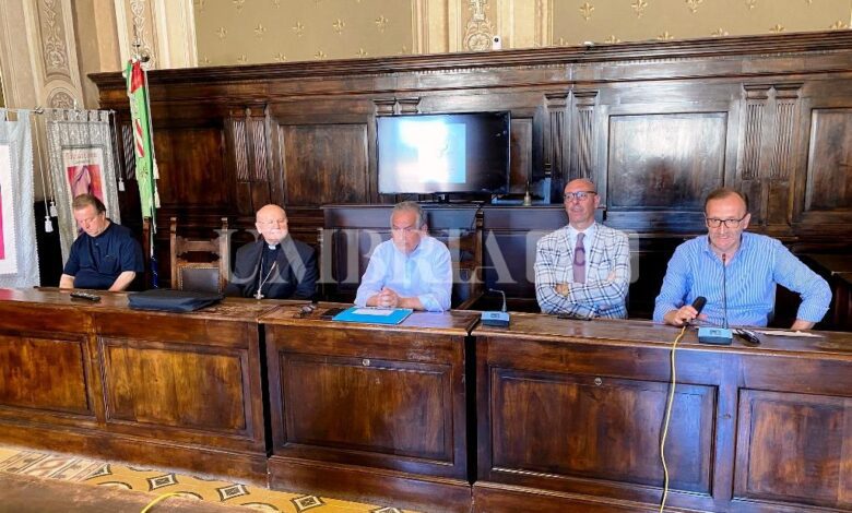 Gualdo Tadino, settimo centenario della morte del Beato Angelo: presentato il Comitato 1 Un momento della Conferenza Stampa