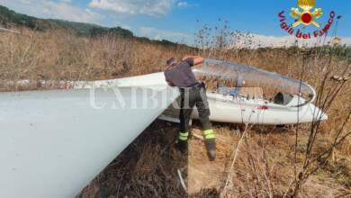 Atterraggio di emergenza per un aliante, a Baschi intervengono i Vigili del Fuoco 4 DA7B12DC F723 449C 83AD BACC1156D0A5