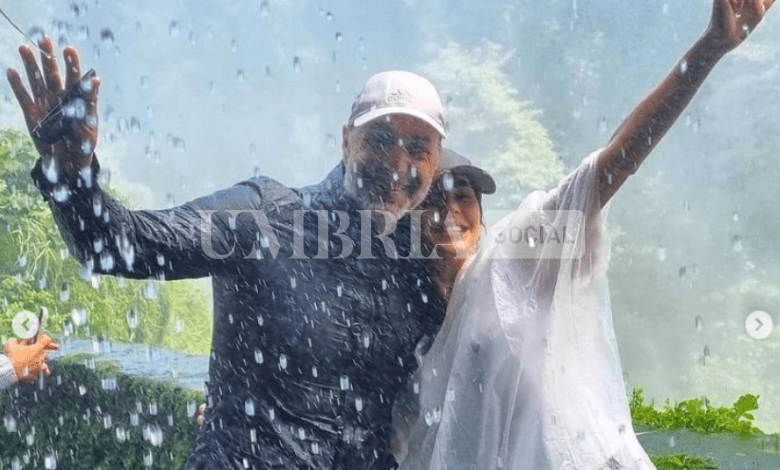 Raoul Bova alle Marmore, il post su Instagram: "Cascate che incantano per la loro maestosità" (foto) 1 Screenshot 2023 08 18 13.31.20