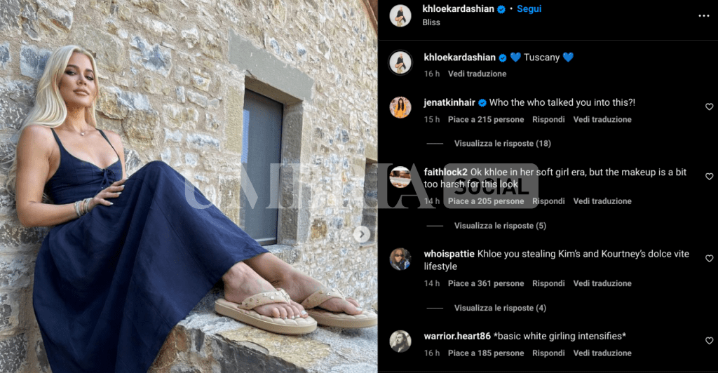 L'impreditrice del trucco Kylie Jenner paparazzata in Umbria insieme a Khloe Kardashian 2