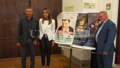 Estate a Cerreto di Spoleto, torna il Festival del Ciarlatano e Ponte Longobarda 10 foto conf stampa festival ciarlatano scaled