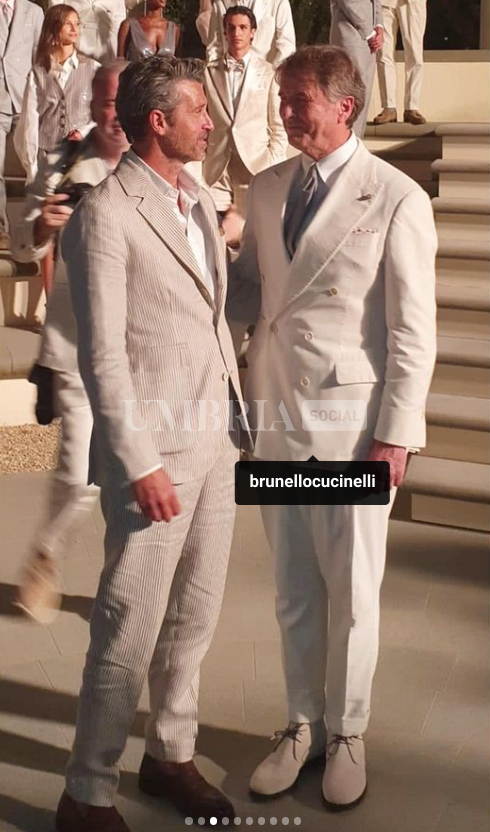 Patrick Dempsey ringrazia Brunello Cucinelli: "La festa per i tuoi 70 anni una serata che non dimenticherò mai" 6