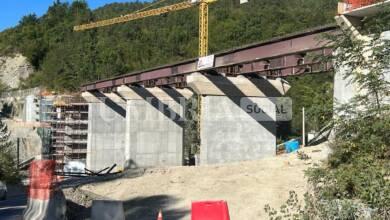 Strada della Contessa, in corso le operazioni di varo delle travi del viadotto (foto) 6 sopralluogo Contessa2