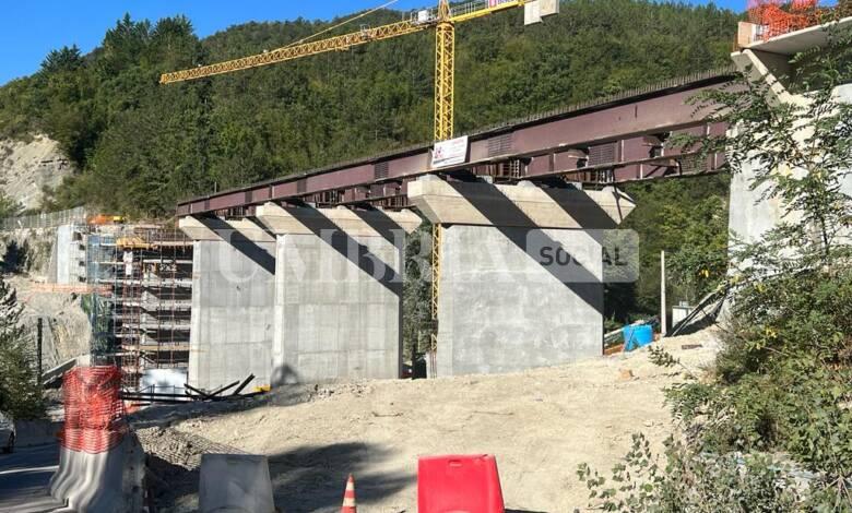 Strada della Contessa, in corso le operazioni di varo delle travi del viadotto (foto) 1 sopralluogo Contessa2