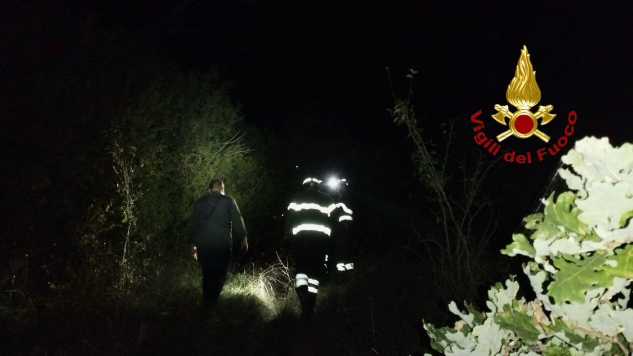 Gubbio, perdono l'orientamento nella boscaglia: trovati dai Vigili del Fuoco (foto) 4