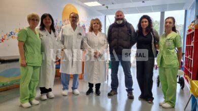 Ospedale Branca, "Il Magico Mondo di Melania" dona sei televisori al reparto Pediatria 17 donazione branca scaled