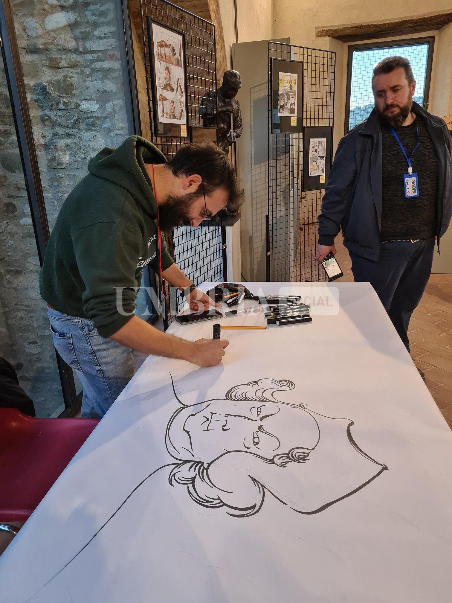 La vita del Perugino raccontata in un fumetto, presentato a Piegaro "Pier de la Pieve" (foto) 4