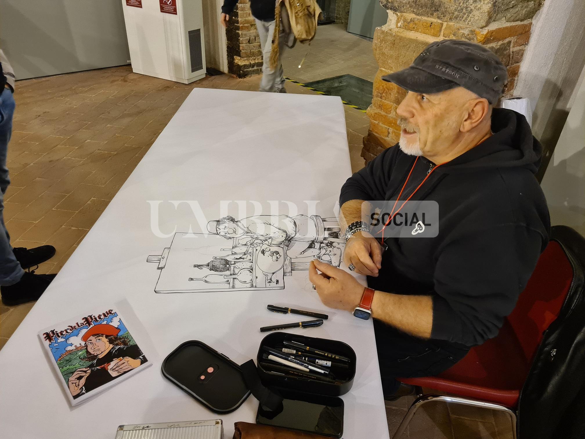 La vita del Perugino raccontata in un fumetto, presentato a Piegaro "Pier de la Pieve" (foto) 2