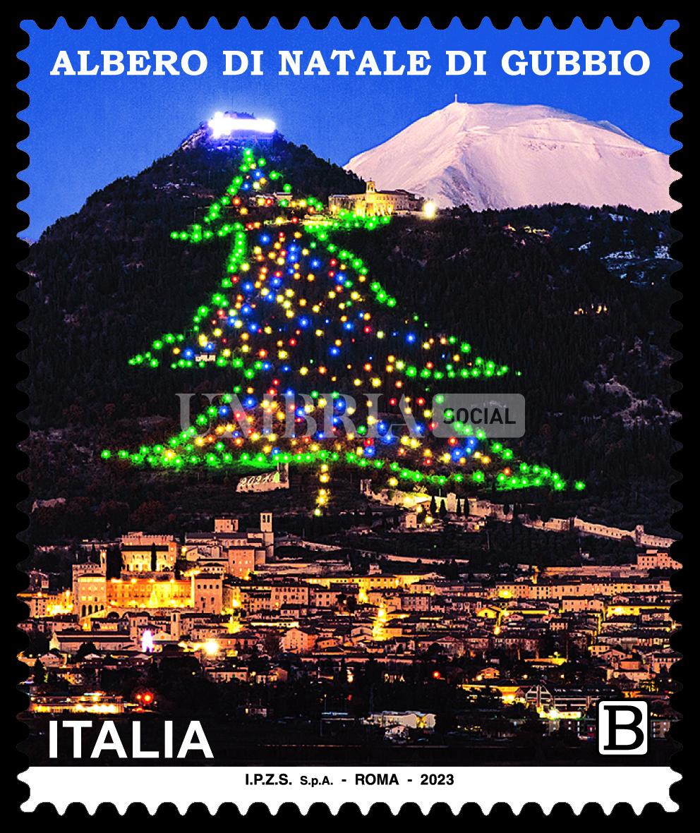 L'Albero di Natale di Gubbio diventa un francobollo di Poste Italiane (foto) 4