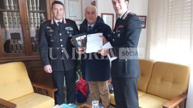 Todi, compie 90 anni e devolve quanto ricevuto in dono agli orfani dell'Arma dei Carabinieri 6 20240115 102707 scaled
