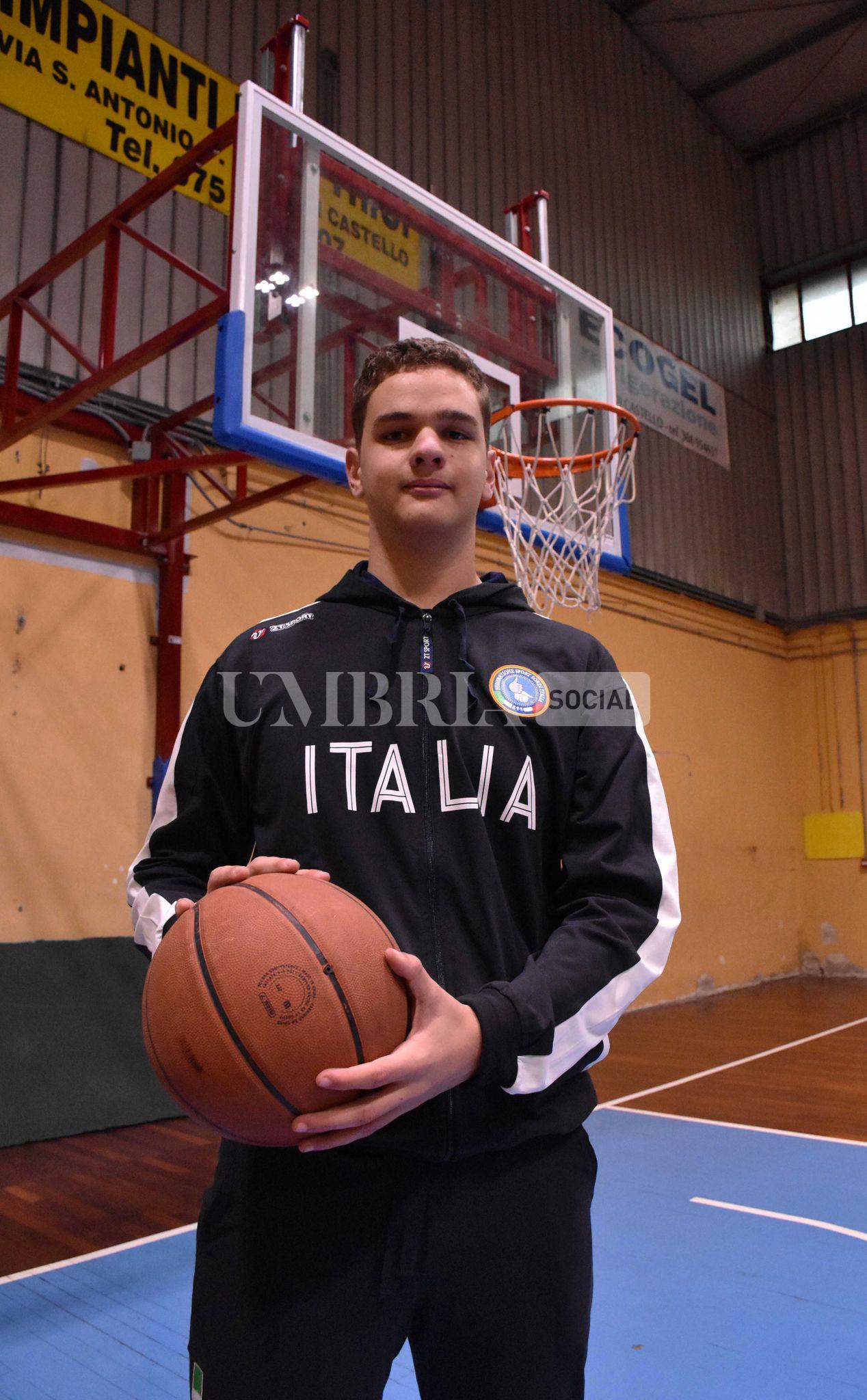 Il tifernate Leonardo Braccalenti in Brasile con l’Italbasket55db per i World Deaf Youth Games 2