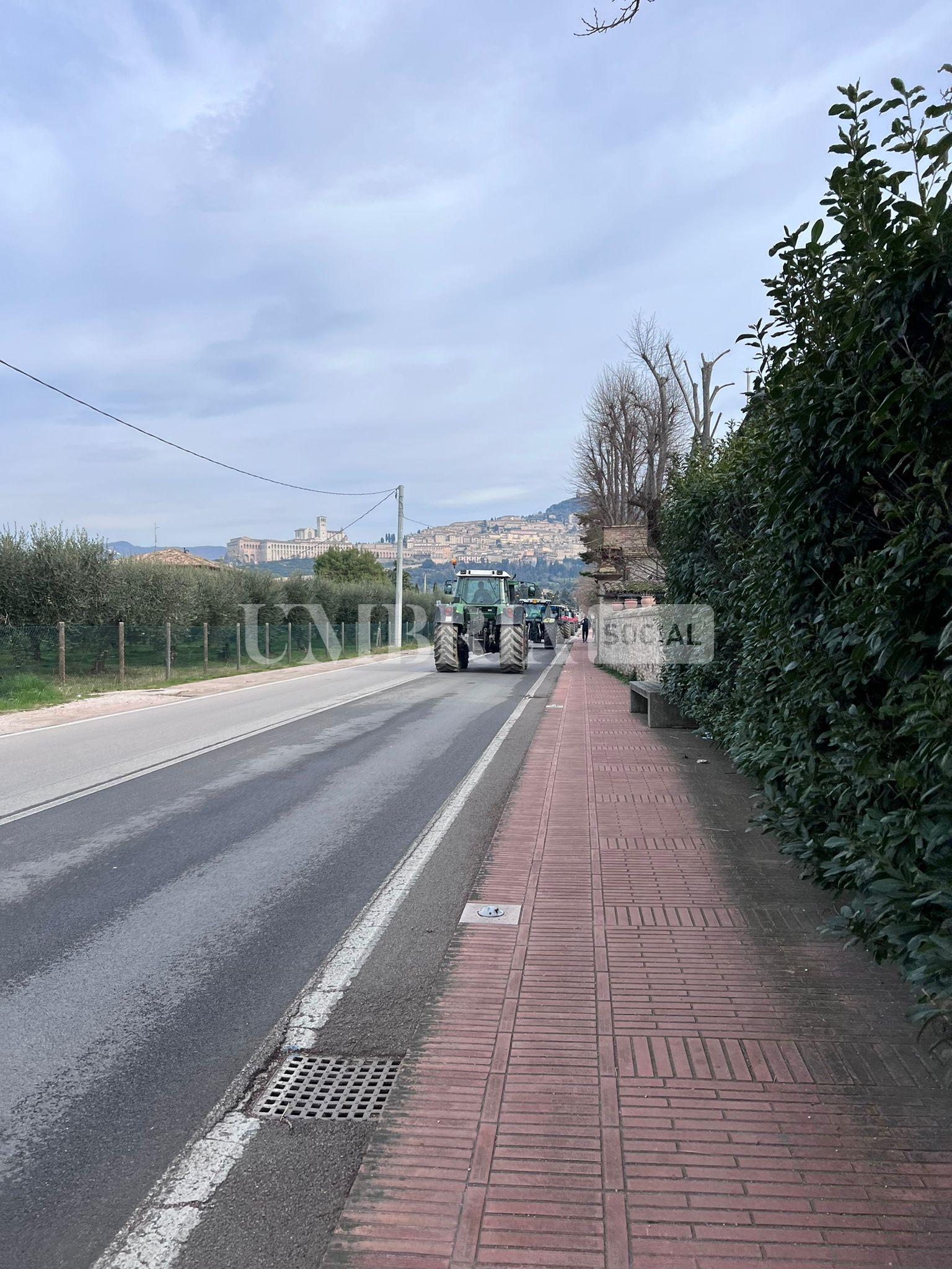 Continua la protesta degli agricoltori, a Bastia Umbra e Assisi trattori in strada (foto) 52